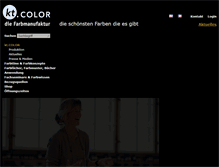 Tablet Screenshot of ktcolor.ch